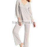 2017 Fashion Women's Family Cotton Pajama Set Sexy China Pyjamas Sleepwear Wholesale Custom Ladies Elegant Nightwear Sets thumbnail-5