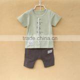 Wholesale Summer Cotton Printing Boys Kids t Shirt With Pants Set thumbnail-4