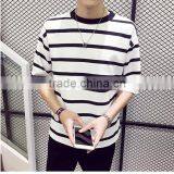 Stripe Loose Man Short Sleeve T-shirt thumbnail-4