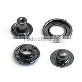 20mm 4 Part Brass Metal Button Bubble Snap Button Italy Snap Fasteners Black/nickle/Bronze FP-029 thumbnail-2