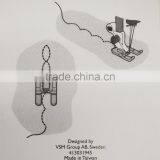 Clear Open Toe Presser Foot #4130319-45 For Viking Husqvarna Sewing Machine Group 1-7 (413031945) thumbnail-2
