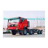 Green 336HP 371HP 60 Ton Semi Trailer Truck With 8x8 Wheel Drive , EURO II Standard , Off Road Model thumbnail-1