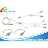 Waterproof DC Power Cable Set – Clear thumbnail-1