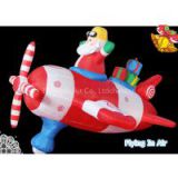 Pilot Santa Claus/ Inflatable Santa with Spaceship for Christmas