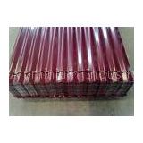 Color Coated Corrugated Aluminum Sheet Thickness 0.2 - 1mm Customized Width
