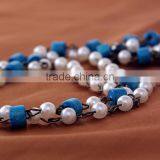 Two Row Wave Tassel Chain Crystal Charm Women Head Hair Headband Headpiece Hot thumbnail-6