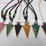 New arrival colorful arrows shaped agate pendant in stock!