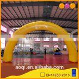 AOQI design yellow custom inflatable arch advertising inflatable arch for sale