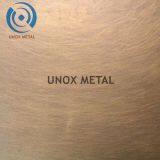 Cross Hairline Brush Stainless Steel Sheet Copper Bronze Plate 304 Grade in Sheet Metal Fabrication thumbnail-3