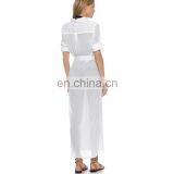 Черно-белая летняя женская одежда для плюс-размера: паховые накиды, белая хлопковая туника, пляжный плащ, купальник-комбинезон, купальник-бикини с накидкой для женщин thumbnail-6