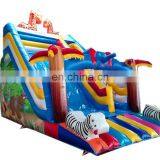 Outdoor Children Amusement Park Animal World Theme Giant Inflatable Slides For Sale thumbnail-1
