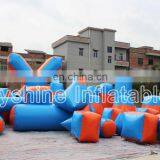 2019 Popular Gun Shooting Game Archery Laser Tag Sports Mini Win Bunker PVC Inflatable Paintball Bunkers thumbnail-2