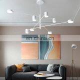 Nordic Design Led Gold Metal Acrylic 6 Heads Chandeliers Pendant Light for Home thumbnail-4
