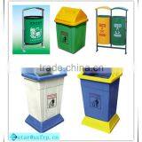 FRP Fiberglass Street Rubbish Bin thumbnail-1