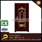 Arab decorative antique carved steel wood door for room design