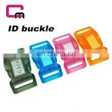 Factory Supplier Patent Safe Pet Using Buckle Anti-lost ,name Buckle Semi-transparent Manufacture thumbnail-4