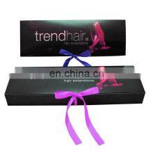 Private Label Collapsible White Large Hair Extension Wigs Weave Packaging Boxes For Hair Extensions