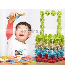 Educational Toy Kids Building Blocks Construction Toy Snowflake Building Blocks thumbnail-3