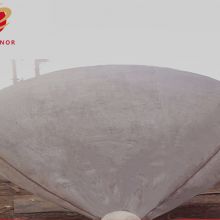 Large Carbon Steel conical head with white painted for Boiler Parts 5700mm*15mm