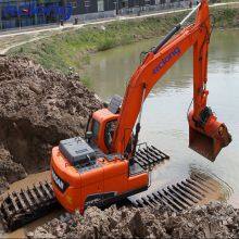 China Supplier Amphibious Floating Excavator Excavator Under Water thumbnail-2