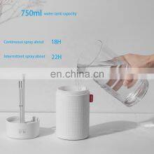 2021 Best Selling Wireless Mini Humidifier 750ml Portable Rechargeble Cool Mist Diffuser Personal Usb Air Ultrasonic Humidifiers thumbnail-5