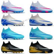 Wholesale New Men Soccer Shoes Indoor Cleats Football Boots Match Long Spikes Sneakers Breathable Ultralight Training Drop Shipping thumbnail-3