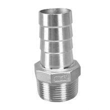 304 Stainless Steel Hexagonal Pagoda Hose Connector, Nipple, Hose Coupling, Water Pipe Fitting, 4-inch, 6-inch, 1-inch thumbnail-4