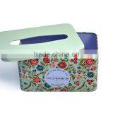 Beautiful Tissue Tin Box, Tin Box With Window,napkin Tin Can thumbnail-3