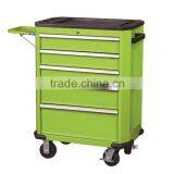 5 Drawers Metal Heavy Duty Garage Tool Box Roller Cabinet thumbnail-1