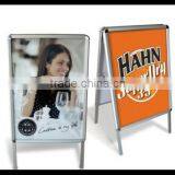 Double Sided A Frame Sidewalk Advertisement Stand Market Pavement Snap Display thumbnail-4
