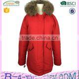 Walson Autumn and Winter Ladies Lamb Fur Collar Slim Short Jean Jacket Women Coat Women's Down Jacket thumbnail-1