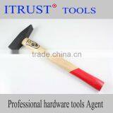 Wooden Handle Machinist Hammer 1/3 Red Paint HM3002