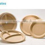 Christmas Kitchen Dinner Natural Pulp Plate