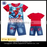 2014 Clothing manufacturer fashion printed pure cotton child clothes set