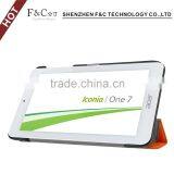 Cover Tablet Pure Color Case Back Cover for Acer Lconia One 7 B1-770 With Vertical Stand