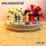 18 inch big cake stand for wedding cake; factory price crystal cake stand wedding decoration(cake-009)                        
                                                Quality Choice