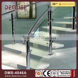 Spiral Staircase With Steel Pipe Glass Stair Handrail thumbnail-2