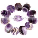 Amethyst Flat Polished Palm Stone thumbnail-1