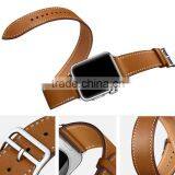 3 in 1 Double Single Tour Cuff Leather Watch Band for Apple Watch Straps thumbnail-5