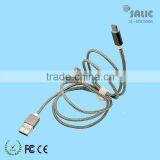 Aluminium Alloy Braided Nylon Braided Protected Cable for Micro Usb thumbnail-5