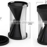 Green Black Stainless Steel Spirelli Spiral Slicer Spiral Vegetable Slicer as Seen on TV thumbnail-4