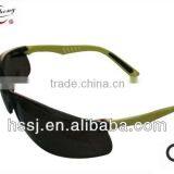 2016 Sun Glasses PC Safety Glasses Fashion CE EN166 Safety Glasses 2.2mm PC Lens & PA Frame Side Shield Safety Glasses