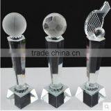New Design Clear Sport Crystal Trophy Award