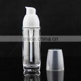 Hot Selling Cosmetic Glass Bottle With White Pump thumbnail-1
