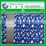 2015 New Product Polyester Thread Mesh Lace Fabric for Girls Flower Lace Dress-APN3692