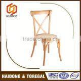 Gold Supplier Wedding Decorations Birch Cross Back Dining Chair thumbnail-3