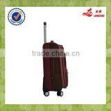 Red Color Functional Travel Bags Nylon Spinner Luggage thumbnail-2