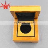 High quality custom glossy solid wooden coin box