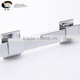 Metal Chrome Square Tube Display Support Slotted Aluminum Tube