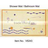 Vinyl Foam Non-Slip Printed Bath Shower Mat thumbnail-1